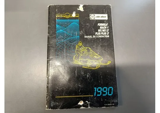 Ski-doo 1990 / Moottorikelkka käyttöohjekirja