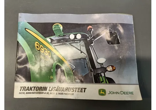 John Deere traktorin lisävarusteet / Esite