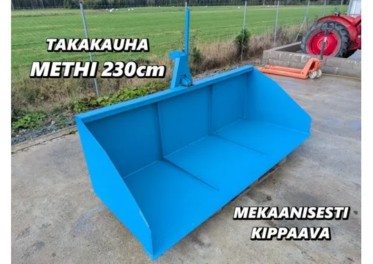 Methi takakauha 230cm - kippaava / Mekaaninen - Verkkoterä takana