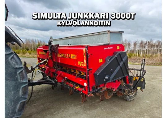 Kylvölannoitin Simulta Junkkari 3000T / Takapyöräkone, kiekkovantaat takana