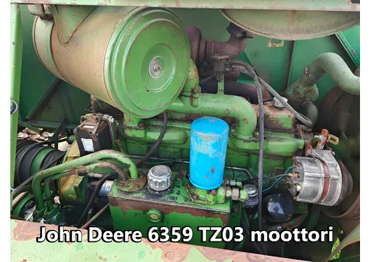 John Deere 6359 TZ03 moottori / 965 leikkuupuimurista - 6-syl. turbo