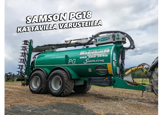 Samson PG18 lietevaunu - katso video! / Kattavat varusteet - Asiakkaan lukuun
