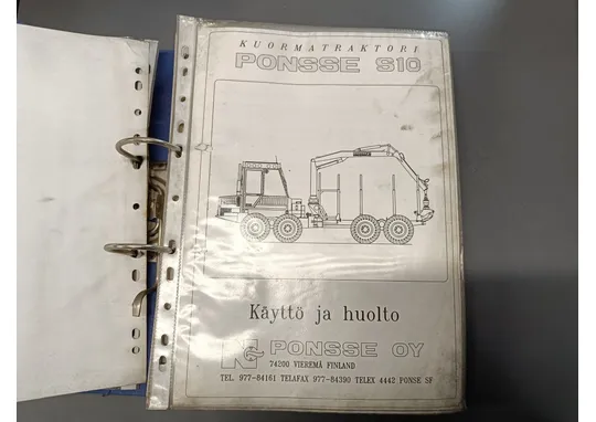 Ponsse S10 / Käyttö ja huolto