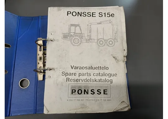 Ponsse s15e / Varaosaluettelo yksi kansio