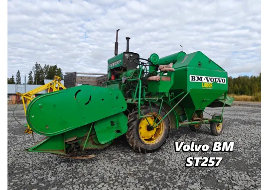 Volvo BM ST257 leikkuupuimuri / työleveys 190cm, vaikka koeruutupuimuriksi