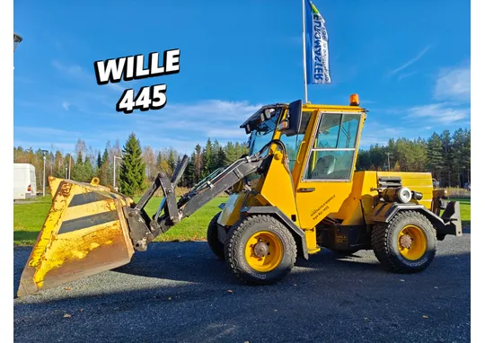 Wille 445 - kauhalla ja nivelauralla / Myydään asiakkaan lukuun - Katso video!