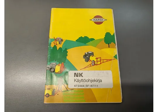 NK Hardi käyttöohjekirja /