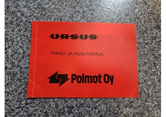 Ursus Polmot Oy / Takuu- ja huoltokirja