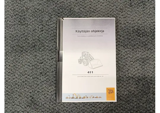 JCB 411 käyttäjän opas / pyöräkuormaajan ohjekirja