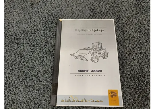JCB 456HT 456ZX käyttäjän opas / pyöräkuormaajan ohjekirja