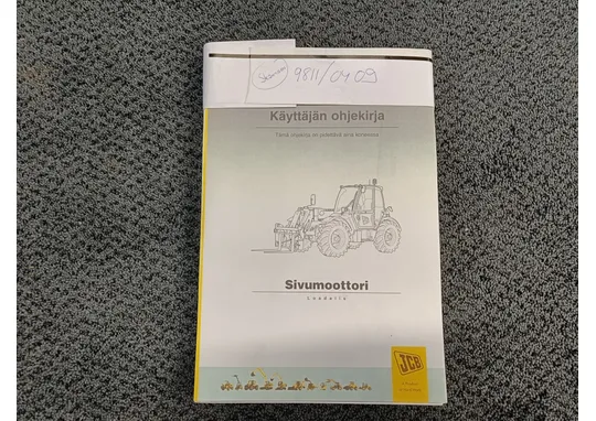 JCB Loadalls ohjekirja / sivumoottorikone
