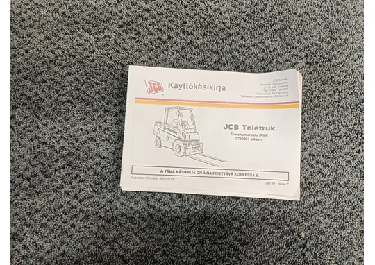 JCB Teletruk / ohjekirja / käsikirja