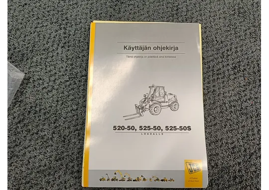 JCB 520-50, 525-50, 525-50S / Ohjekirja