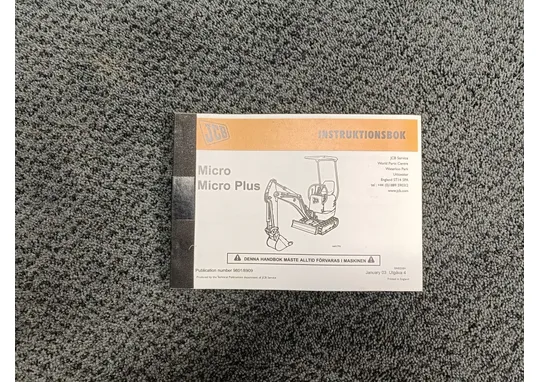 JCB micro, micro plus / Ohjekirja
