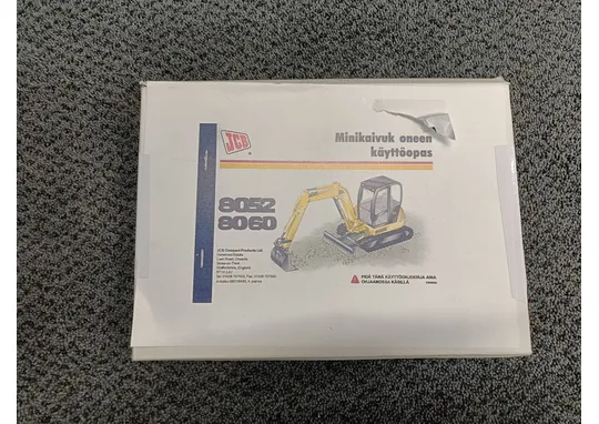 JCB 8052, 8060 / Ohjekirja