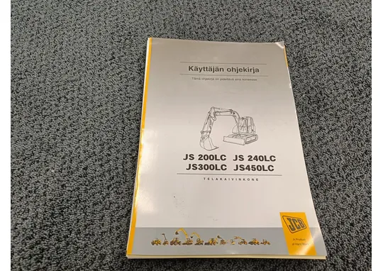 JCB JS200LC, JS240LC, JS300LC, JS450LC / Ohjekirja