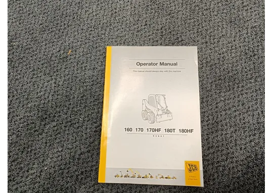 JCB 160, 170, 170HF, 180T, 180HF /  Ohjekirja