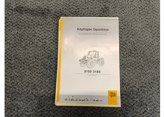 JCB 3155, 3185 / Opaskirja / ohjekirja