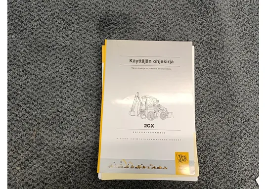 JCB 2CX / Kaivurikuormain ohjekirja