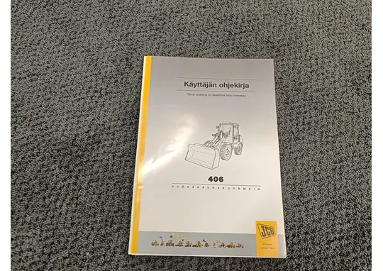 JCB 406 / Käsikirja/ohjekirja