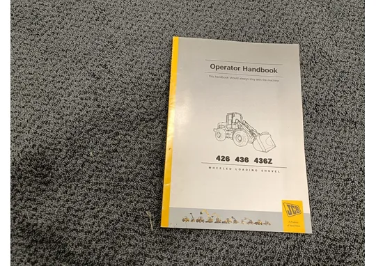JCB 426, 436, 436Z / Käsikirja/ohjekirja