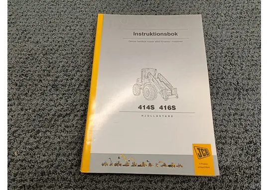 JCB 414S, 416S / Ohjekirja