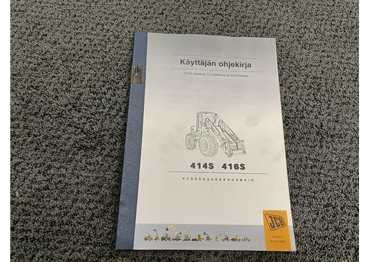 JCB 414S, 416S / Ohjekirja