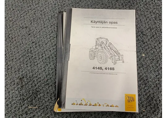 JCB 414S, 416S / Ohjekirja