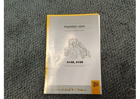 JCB 414S, 416S / Ohjekirja