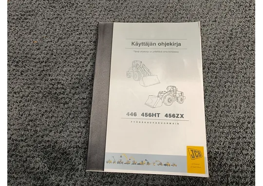 JCB 446, 456HT, 456ZX / Ohjekirja