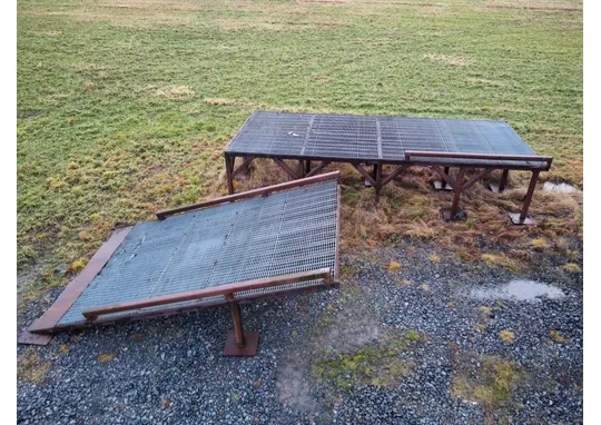 Lastausramppi - pituus 12m / Leveys 300cm - Järeästi rakennettu