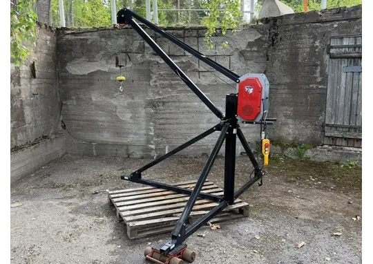 Wiskehrs GM-504 tavaransiirtoon vinssi / 230V kääntyvällä telineellä