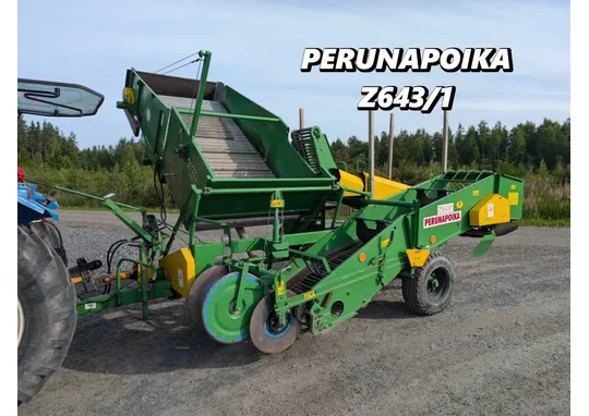 Perunapoika Z643/1 perunannostokone / Siisti kone, katso video!