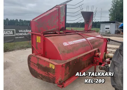Ala-Talkkari kelapöyhin 280cm, 6-akselinen / Pöyhimiseen ja karhotukseen, katso video!
