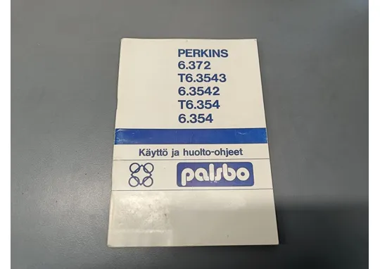 Perkins käyttö ja huolto-ohjeet / 6.372, T6.3543, 6.3542, T6.354 ja 6.354
