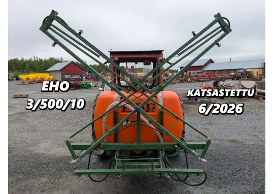 Eho kasvinsuojeluruisku / 500L säiliö / työleveys 10m / katsastettu 17.6.2026 /video!