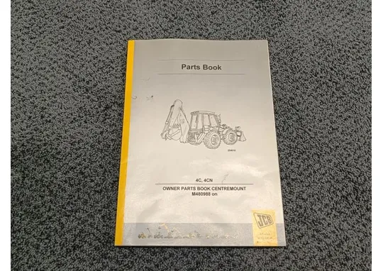 JCB 4C 4CN Parts Book / Varaosakirja