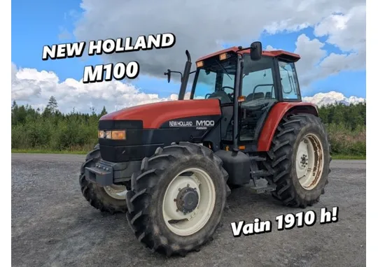 New Holland M100 Fiat Agri / Turbo, ajettu 1910h, katso video!