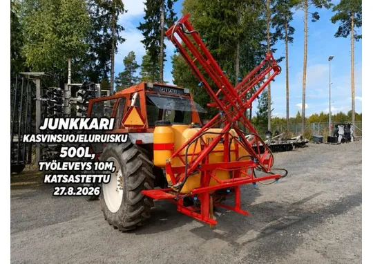 Junkkari kasvinsuojeluruisku 500L / Katsastettu 27.8.2026, katso video!