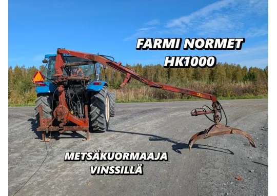 Farmi Normet HK1000 metsäkuormaaja vinssillä / Katso video!