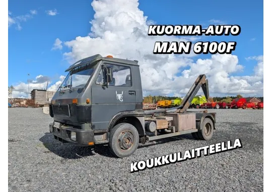 MAN Volkswagen 6100F koukkuauto / Katsastus voimassa 11.11.2026 asti / video!