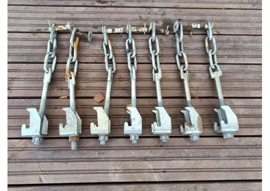 Raju paripyörien kiinnitysketjusarja / 7 kpl täydellinen liukukaulus vanteille