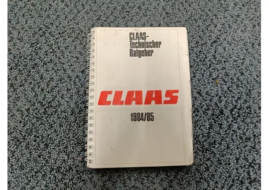 Claas tekninen opas / Saksankielinen