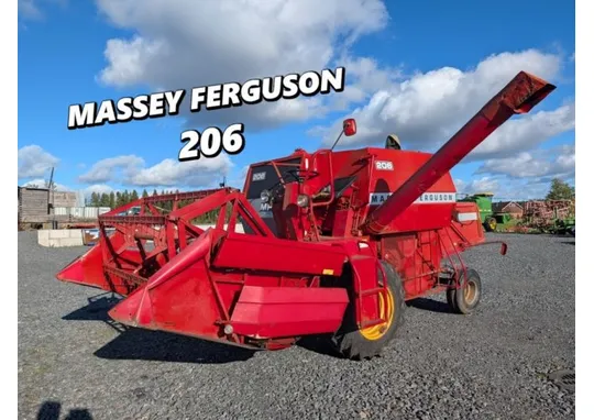 Massey Ferguson 206 leikkuupuimuri / Katso video!