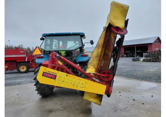 Tempo KDT220 lautasniittokone / karhotinlautaset mukana, hyväkuntoinen