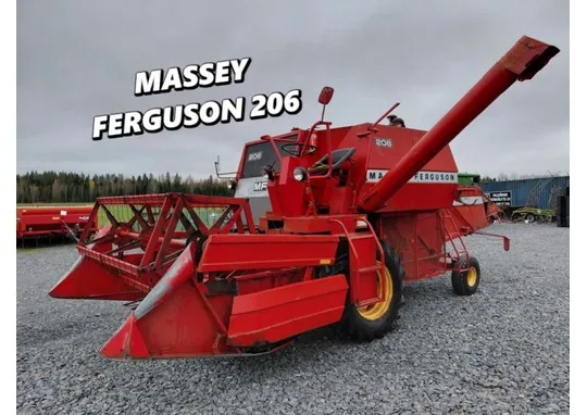 Massey Ferguson 206 leikkuupuimuri / Katso video!