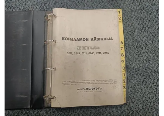 Zetor 5211 5245 6211 6245 7211 7245 / Korjaamon käsikirja