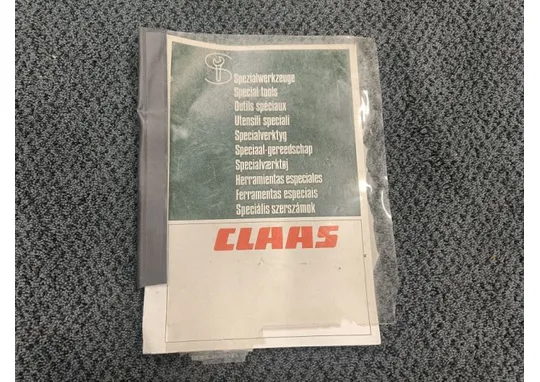 Claas erikoistyökalut / Varaosaluettelo / Englanninkielinen