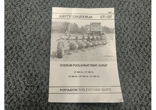 Överum CT / DT / Käyttöohjekirja