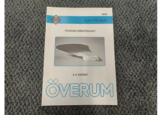 Överum kääntöaurat 2-6 siipiset 8425 / Käyttöohjekirja